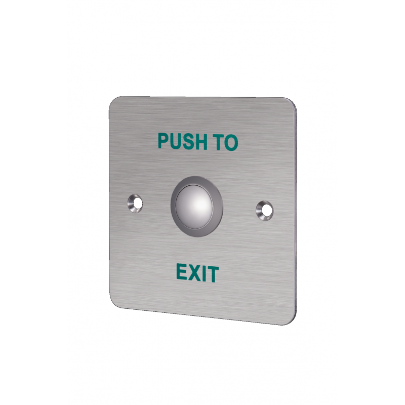 BOUTON EXIT EN ALUMINIUM CARRÉE HIKVISION DS-K7P01