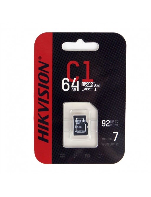 Carte Mémoire HIKVISION 64Go Class 10 Sans Adaptateur