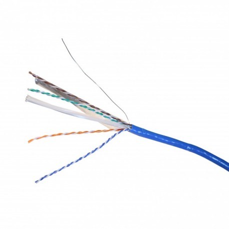 Câble FTP Cat 6 Bobine 305 m Bleu ASCABLE-RECAEL