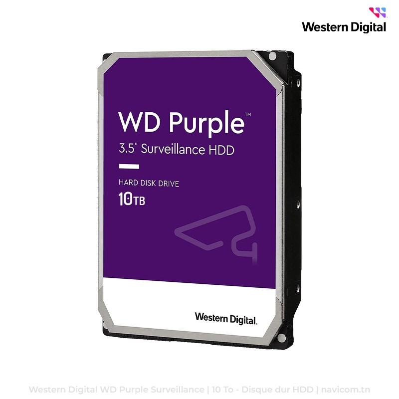 Disque Dur Western Digital WD Purple Surveillance | 10 To