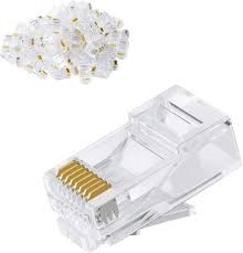 Connectique en plastique RJ45