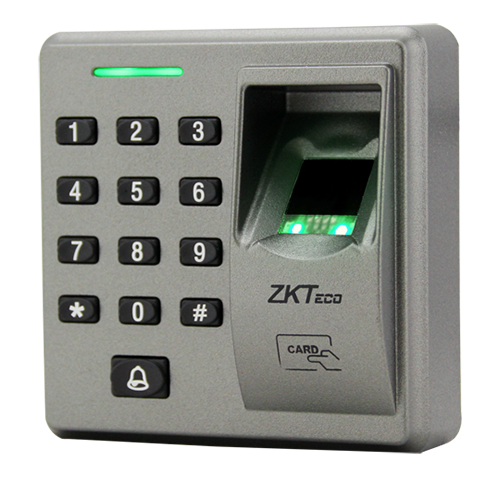 Lecteur Esclave d'empreinte digitale, carte de proximité RFID et code interne ZKTECO FR1300