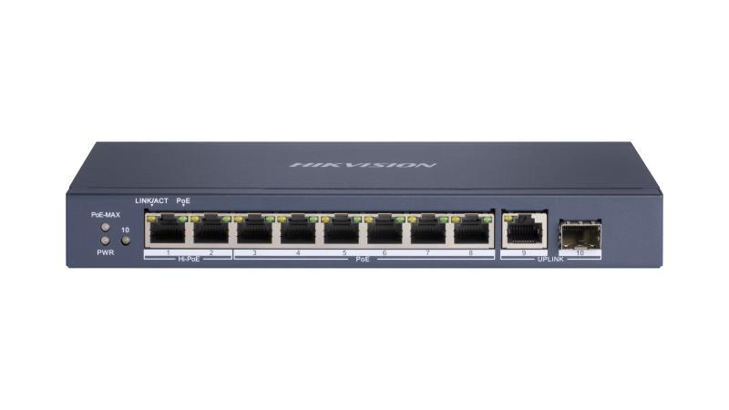 Hikvision DS-3E0510HP-E 8 Port Gigabit Unmanaged POE Switch