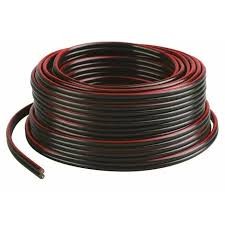 Câble alimentation mi plat 2 0.5mm Bobine 100m GE