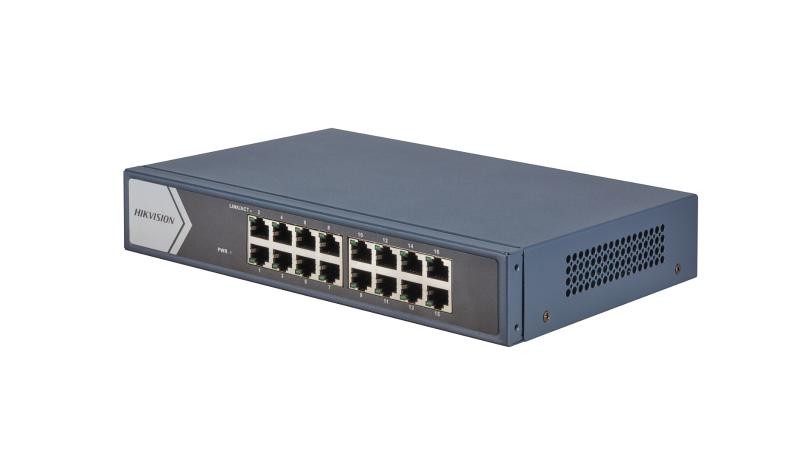 Hikvision DS-3E0516-E(B) 16 Port Gigabit Unmanaged Switch