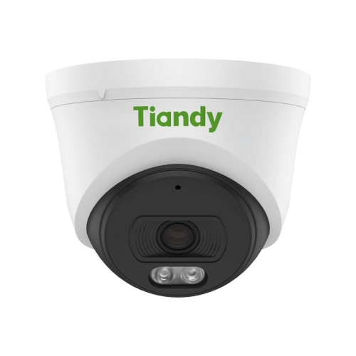 Caméra de surveillance Dôme IP POE ColourVu 2MP Microphone intégré Tiandy